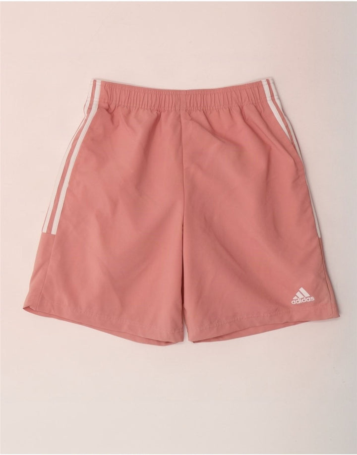 Adidas Short de sport pour homme en polyester rose moyen