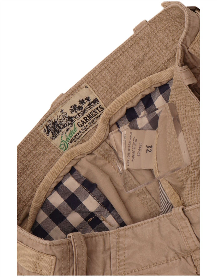 Scotch & Soda Short Cargo W32 Homme Beige Moyen Coton