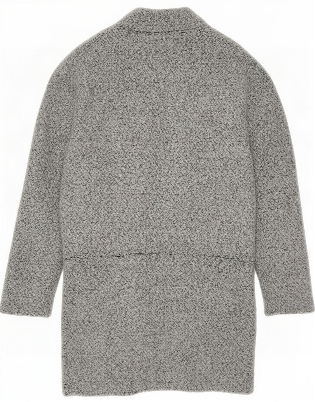Marks & Spencer Pull cardigan long pour femme UK 8 Small Gris Polyester