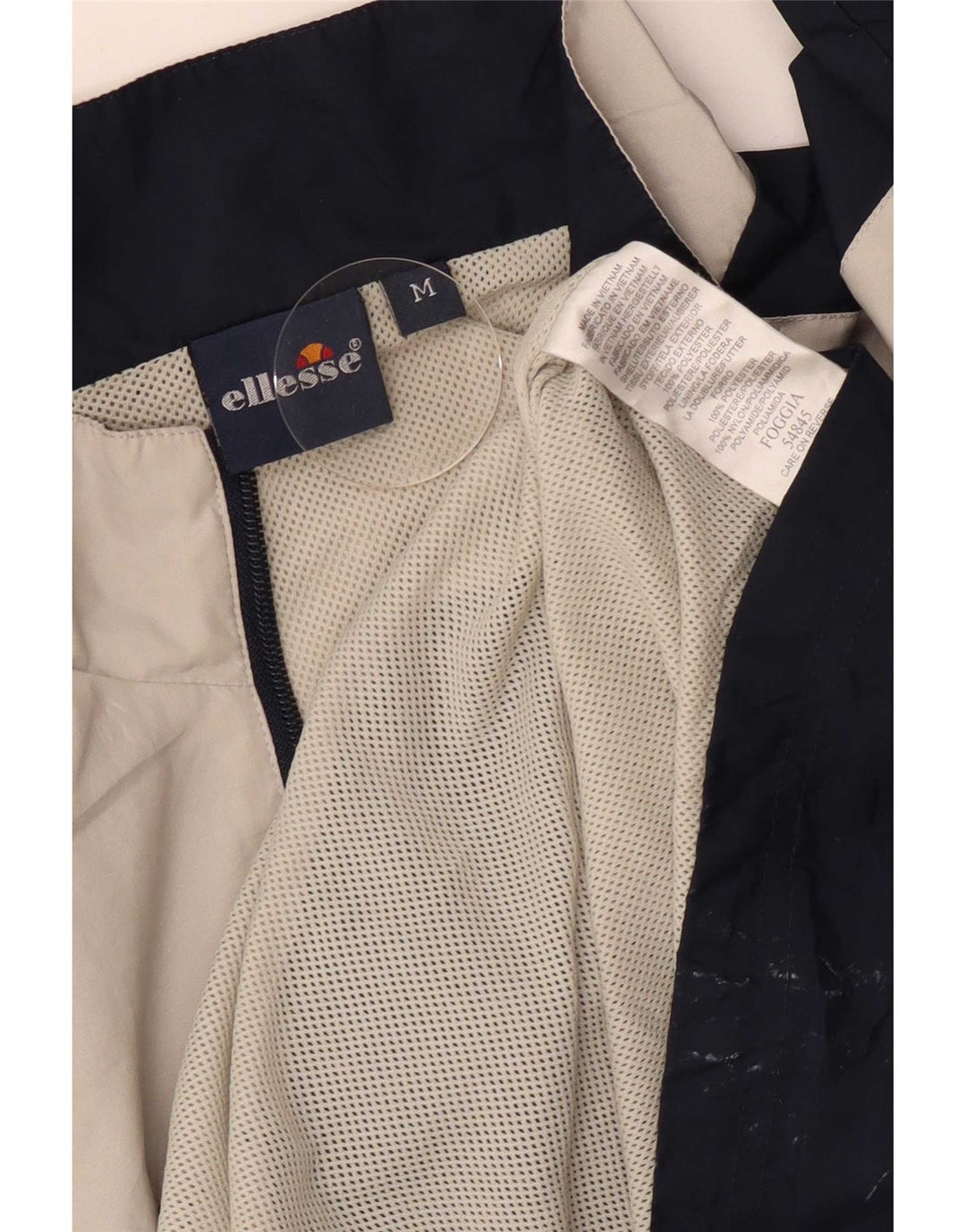 Ellesse Veste de survêtement pour homme Bleu marine moyen Colourblock