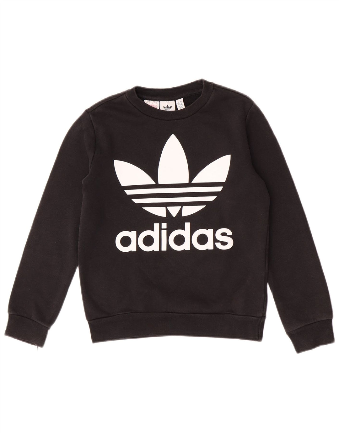Adidas Sweat-Shirt Graphique Garçon 9-10 Ans Noir Coton