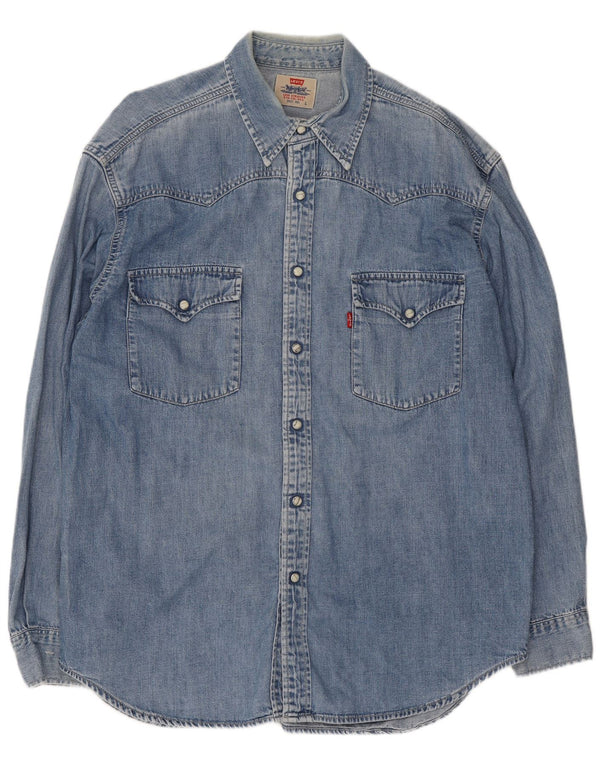 Levi's Chemise en Jean Large Homme Bleu Coton