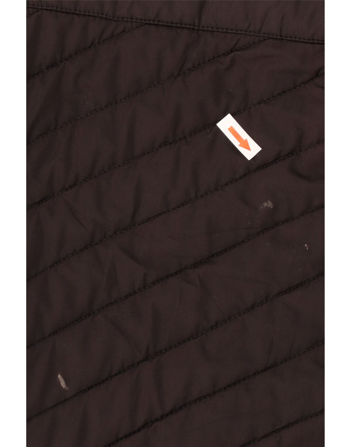 Diadora Veste matelassée à capuche pour hommes UK 42 XL Noir Polyester
