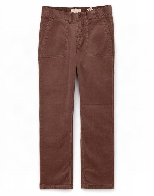 Marks & Spencer Pantalon en velours côtelé Per Una pour femme UK 10 Small W26 L26 Marron