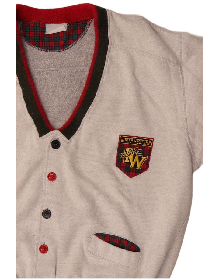 North Western Cardigan graphique pour homme XL Gris