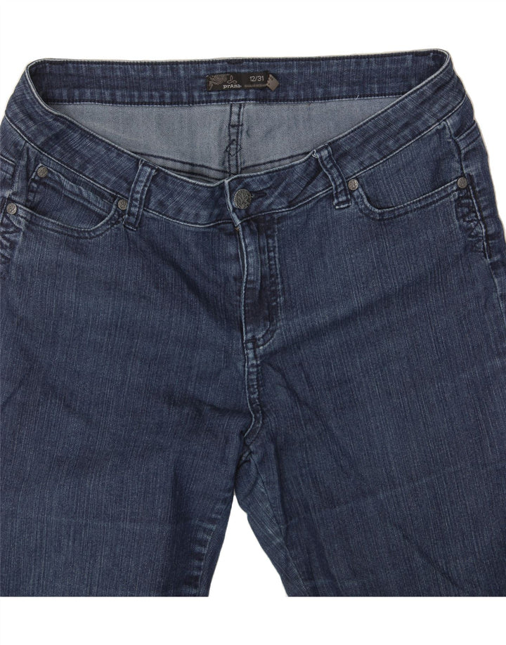 PRANA Womens Bootcut Jeans US 12 Large W32 L31 Navy Blue Cotton Vintage Prana and Second-Hand Prana from Messina Hembry 