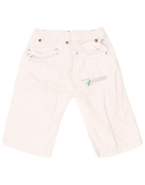 Diesel Pantalon cargo droit graphique pour bébé garçon 3-6 mois W20 L9 Blanc