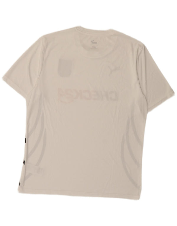 Puma T-Shirt Deutschland Graphic Homme Blanc Large Polyester