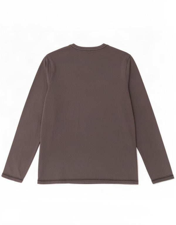 Napapijri Haut graphique pour homme à manches longues en coton gris moyen