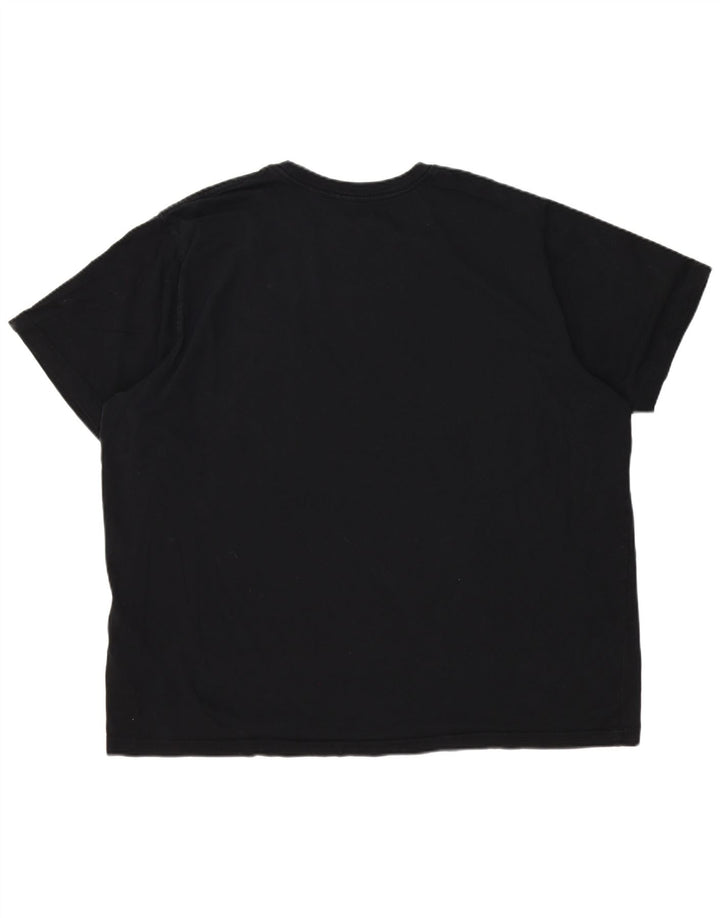 Eddie Bauer T-Shirt homme haut 3XL coton noir