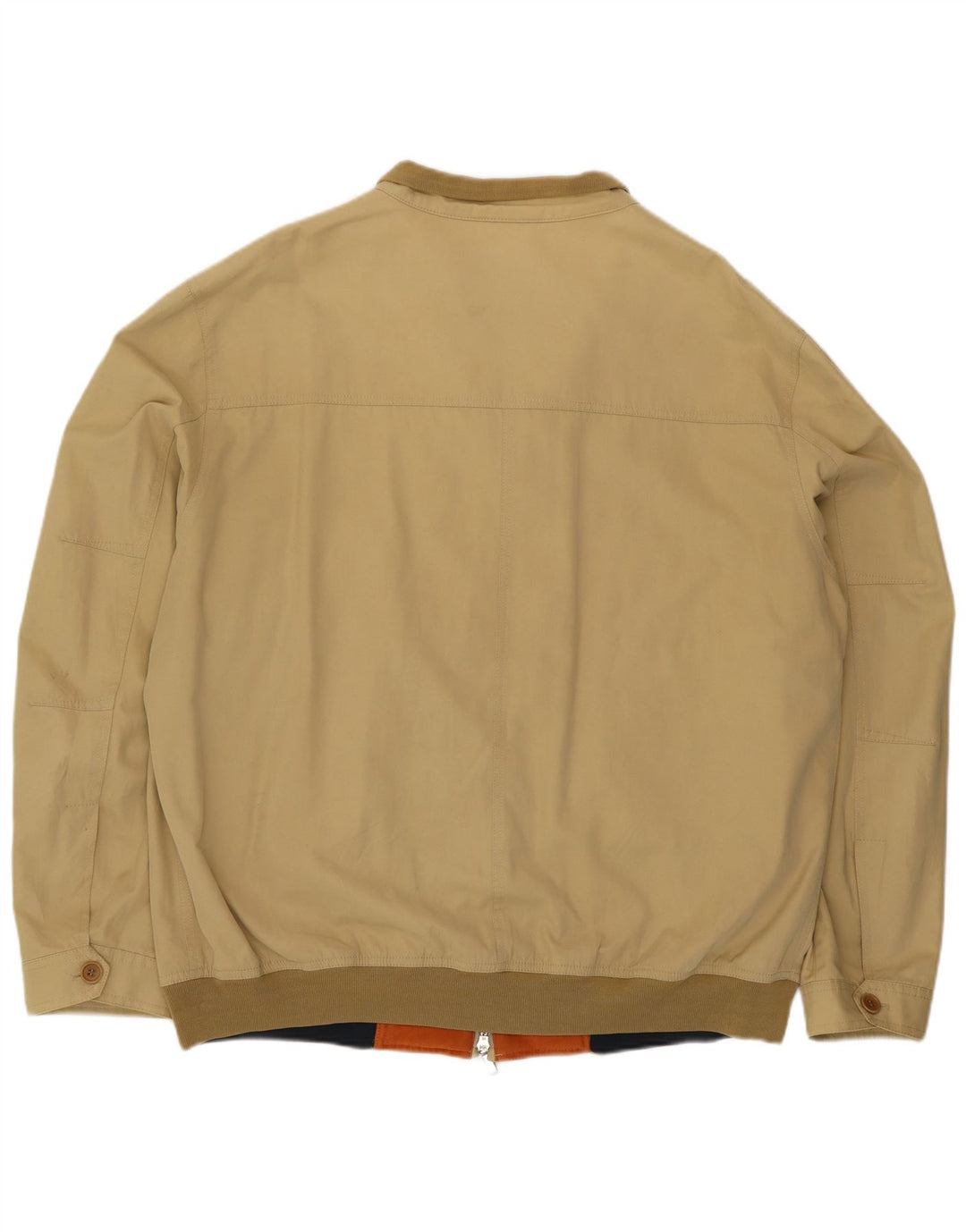 Amerigo Vespucci Veste Bomber Homme UK 44 2XL Beige Polyester