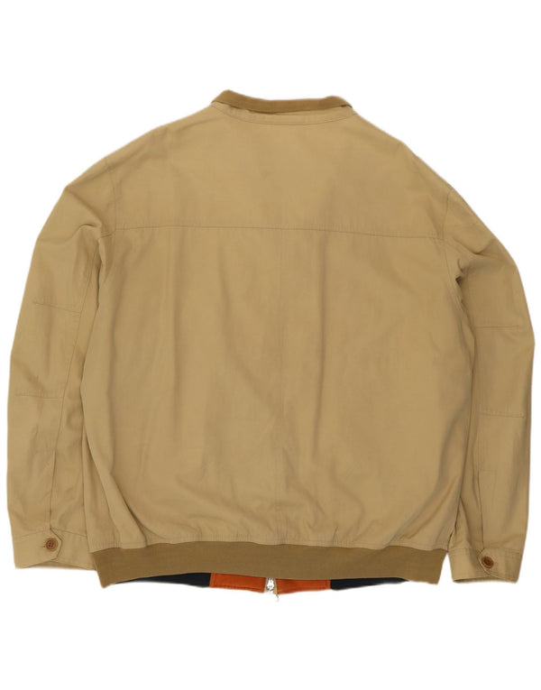 Amerigo Vespucci Veste Bomber Homme UK 44 2XL Beige Polyester