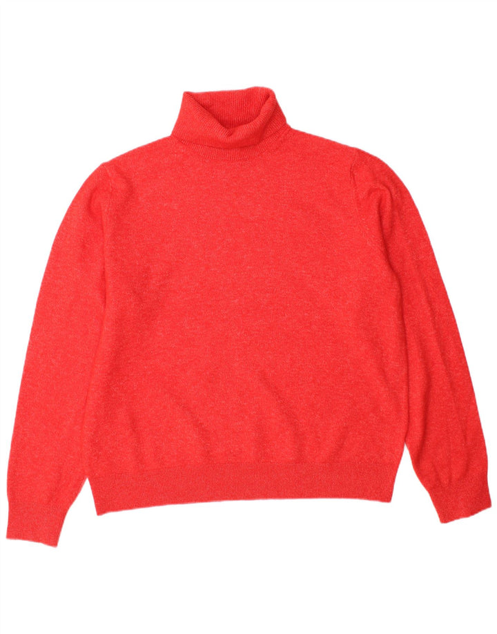 Marks & Spencer Pull col roulé pour femme UK 14 Orange moyen