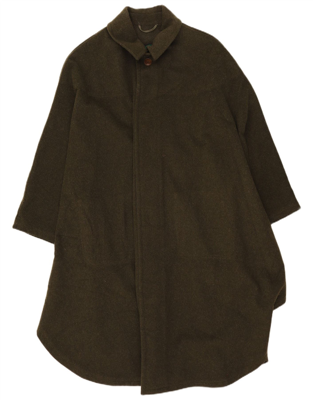 Weyrer Manteau Cape Homme Taille Unique Laine Kaki