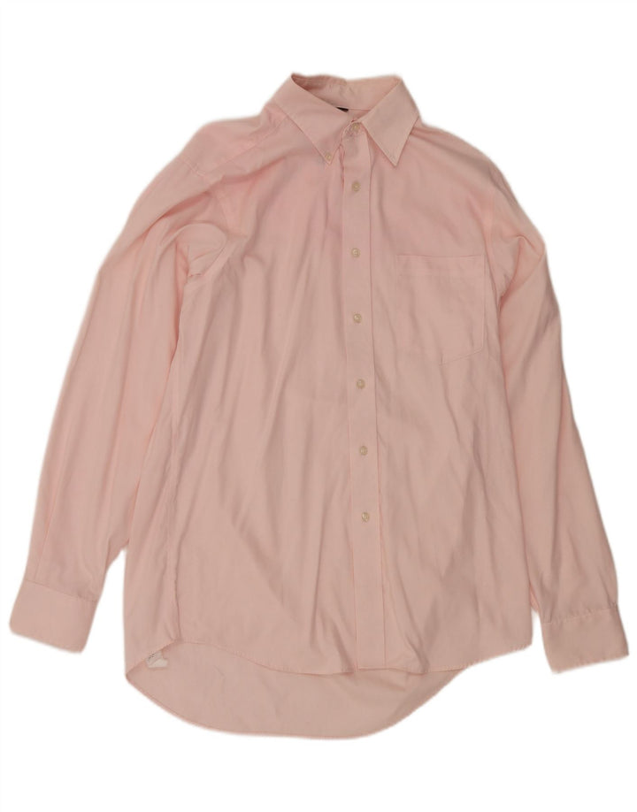 Chaps Chemise coupe classique pour homme Taille 15 1/2 Coton rose moyen