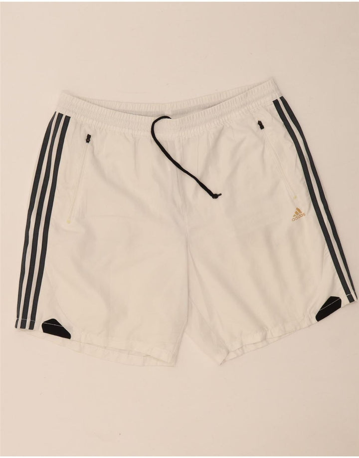 ADIDAS Short de sport Climacool XL Homme Blanc Polyester