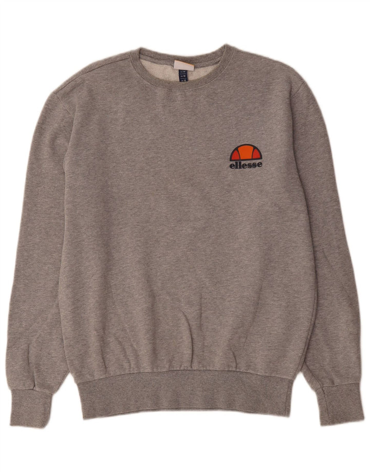 Ellesse Sweat-Shirt Homme Gris Moyen Coton
