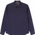 Ted Baker Chemise Homme Taille 4 Grand Coton Tacheté Bleu Marine