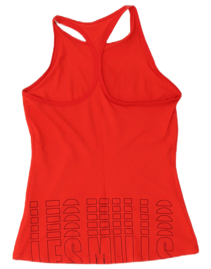 Reebok Débardeur Bodypump Graphic pour femme UK 12/14 Rouge moyen Polyester