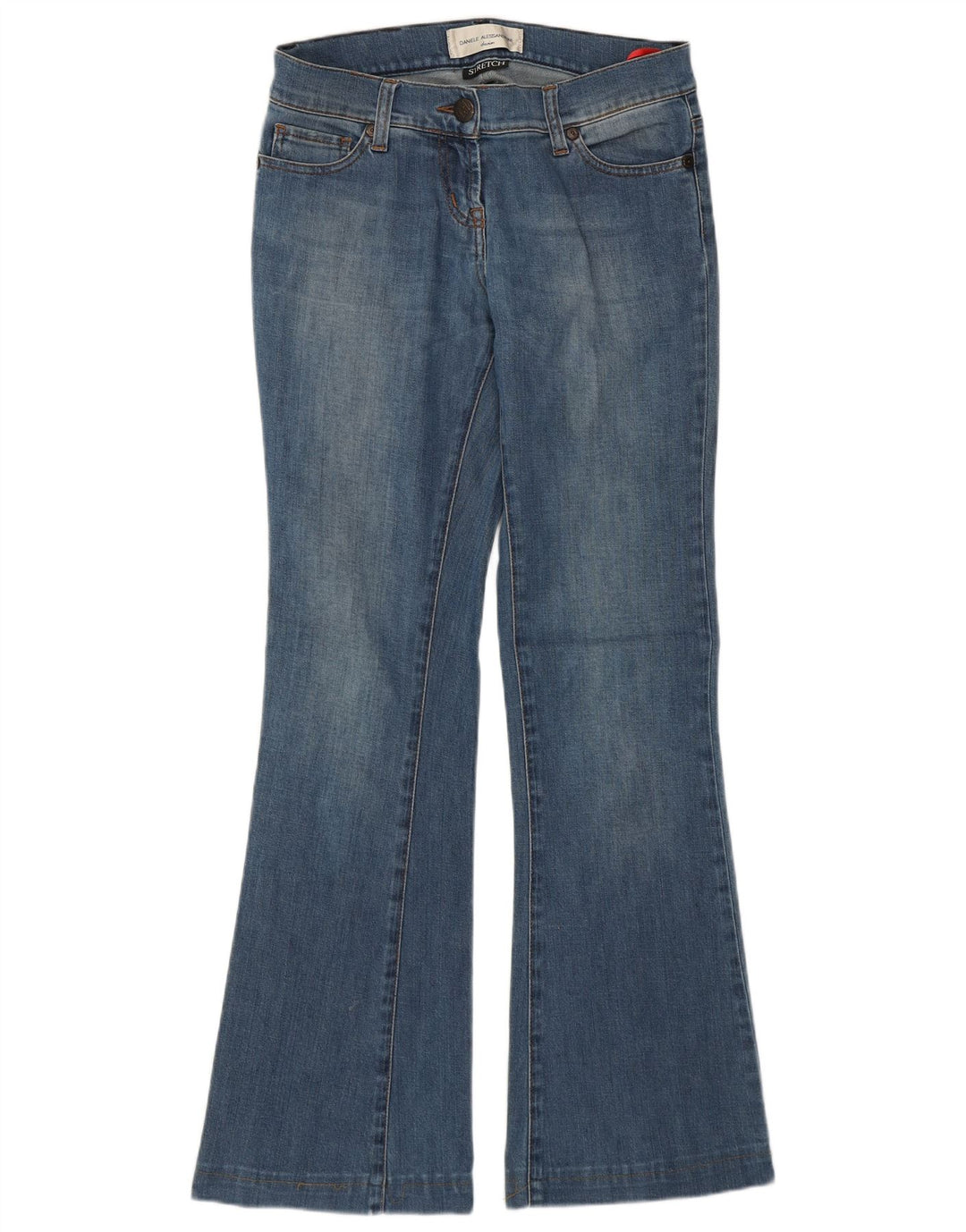 Daniele Alessandrini Jean évasé W29 L31 Bleu Coton Femme