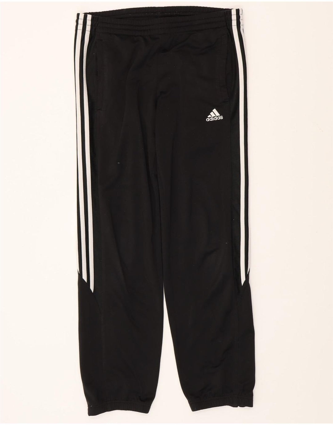 ADIDAS Pantalon de survêtement garçon Joggers 13-14 ans Noir Polyester