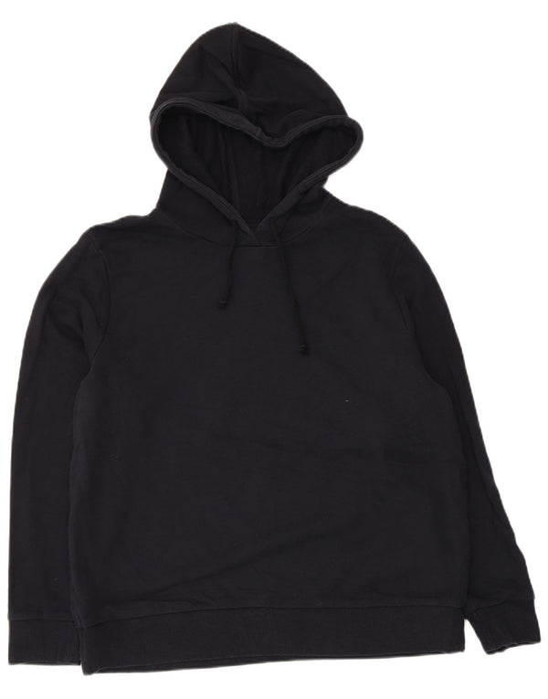 Marks & Spencer Pull à capuche pour femme UK 14 Large Noir Coton