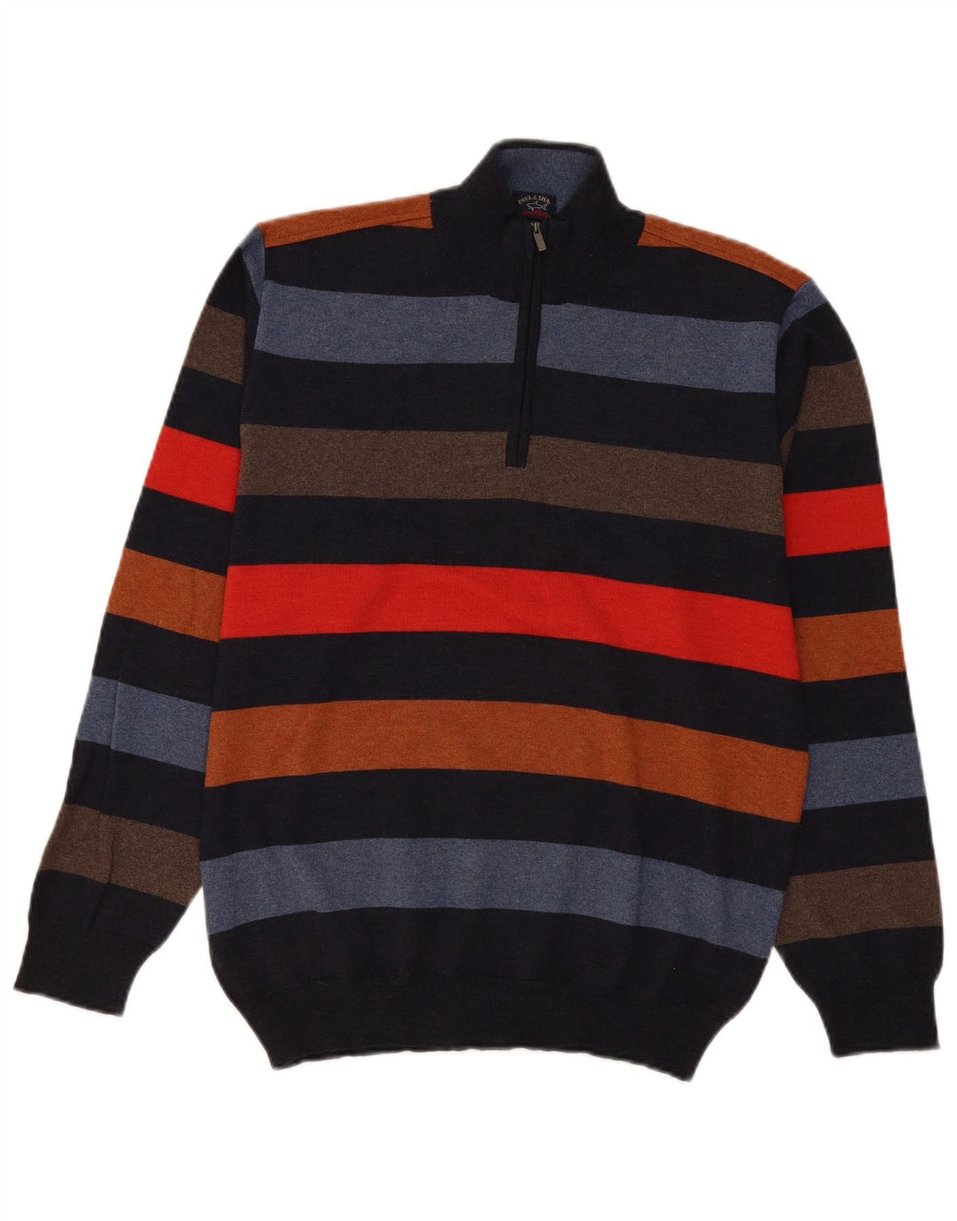 Paul & Shark Pull Yachting Zip Neck Jumper Homme Multicolore