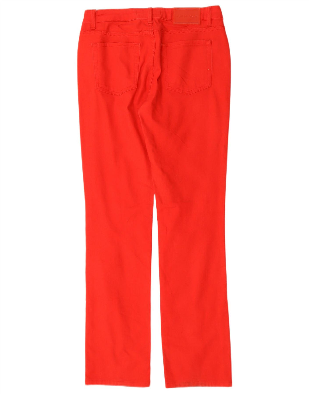 Zara Jean droit femme EU 40 Medium W30 L31 coton rouge