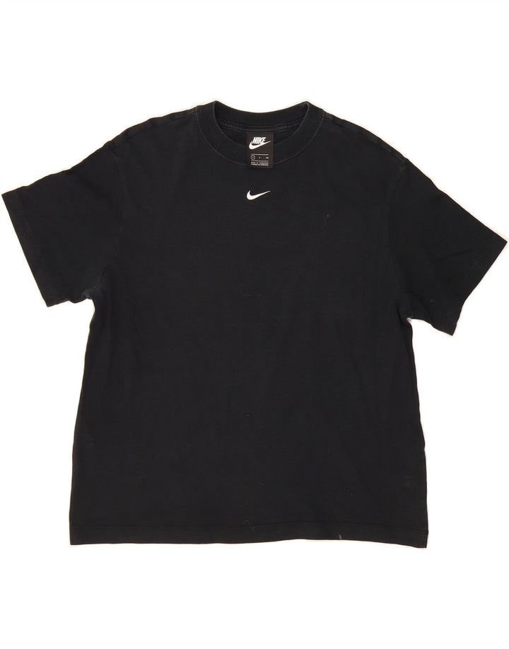 NIKE Womens T-Shirt Top UK 10 Small Black Cotton Vintage Nike and Second-Hand Nike from Messina Hembry 