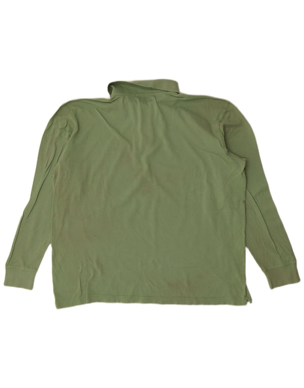 Sergio Tacchini Polo à manches longues pour homme 2XL Vert