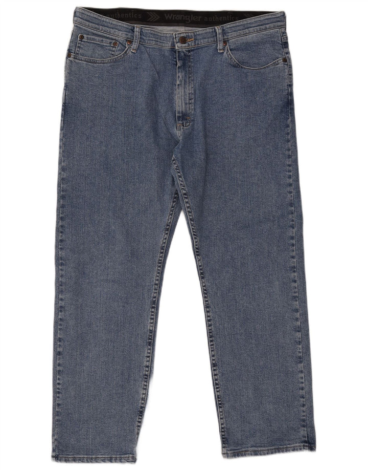 Wrangler Jean droit homme W38 L30 bleu coton