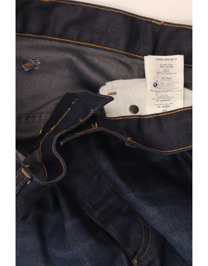 G-Star Jeans Loose Homme W36 L32 Bleu Marine Coton