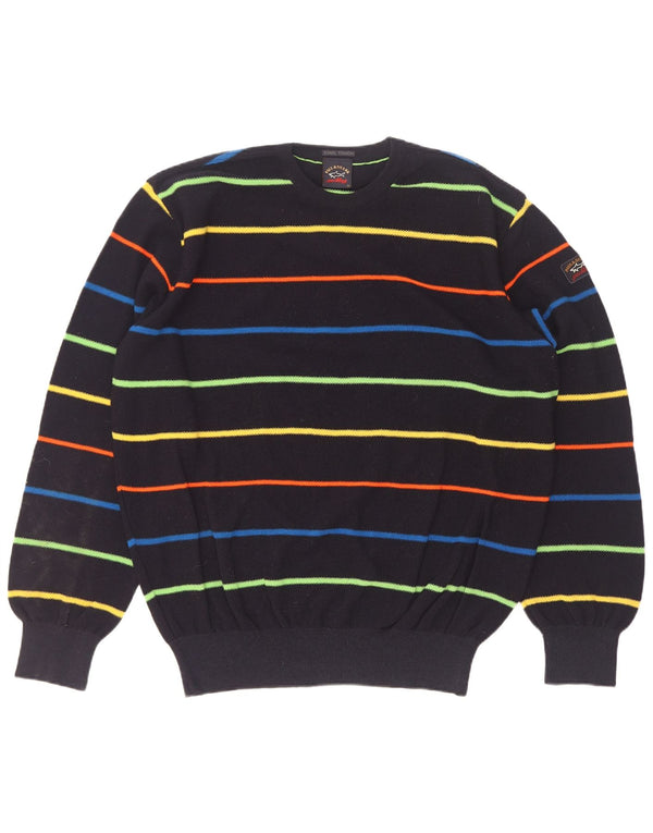 Paul & Shark Pull Col Rond Yachting Homme XL Bleu Marine Rayé