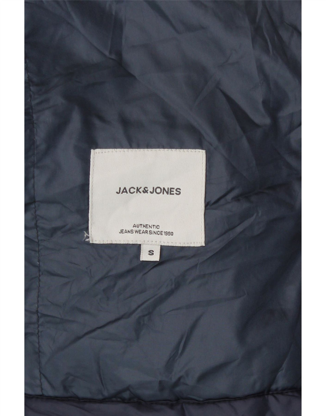 Jack & Jones Gilet rembourré pour homme UK 36 Small Bleu marine