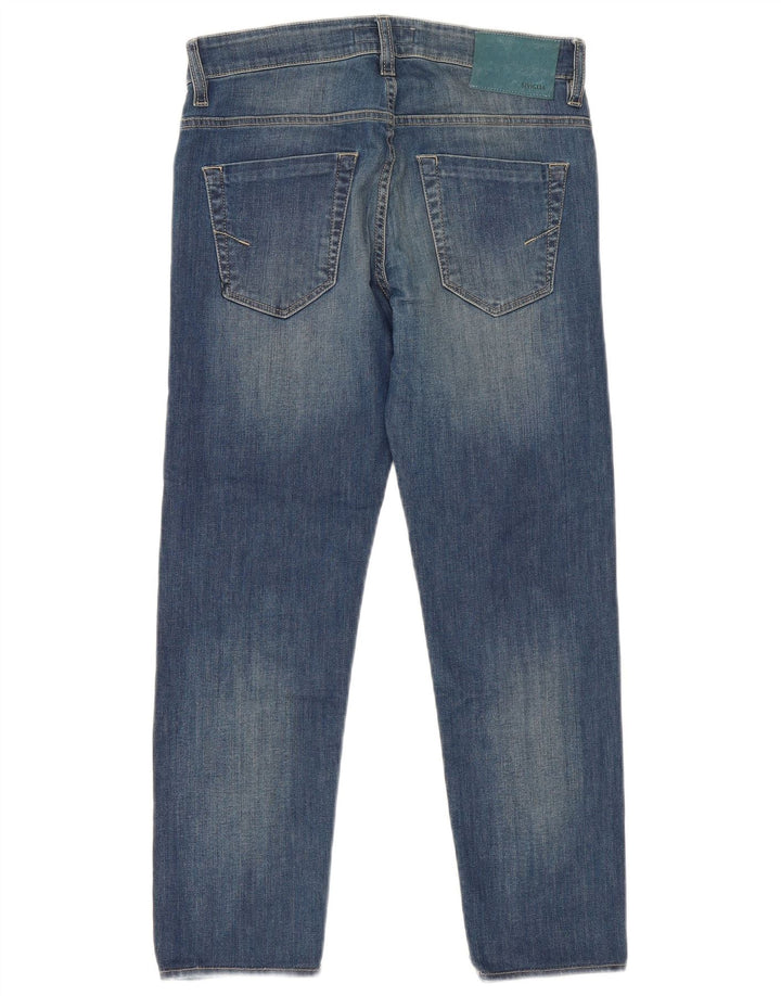 SIVIGLIA Jean Court Femme W30 L26 Bleu Coton