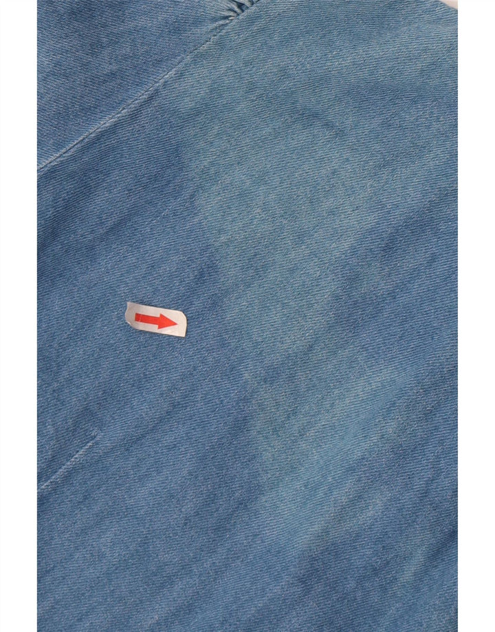 Zara Robe en jean à manches longues pour femme UK 12 Bleu moyen