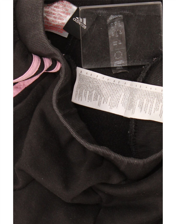 ADIDAS Pantalon de Survêtement Fille Joggers 11-12 ans Noir Coton