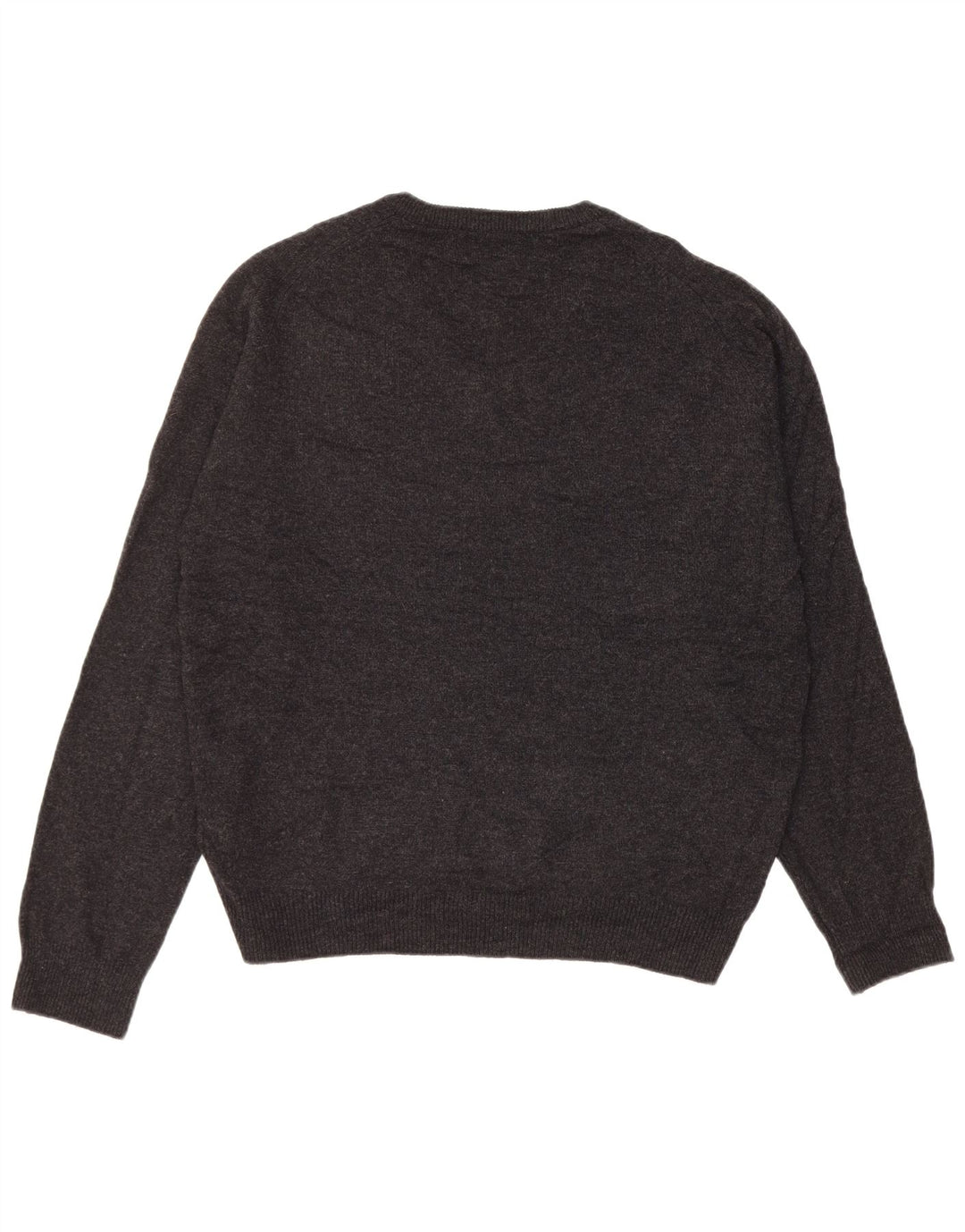 Marks & Spencer Pull coupe classique à col en V pour homme en laine noire