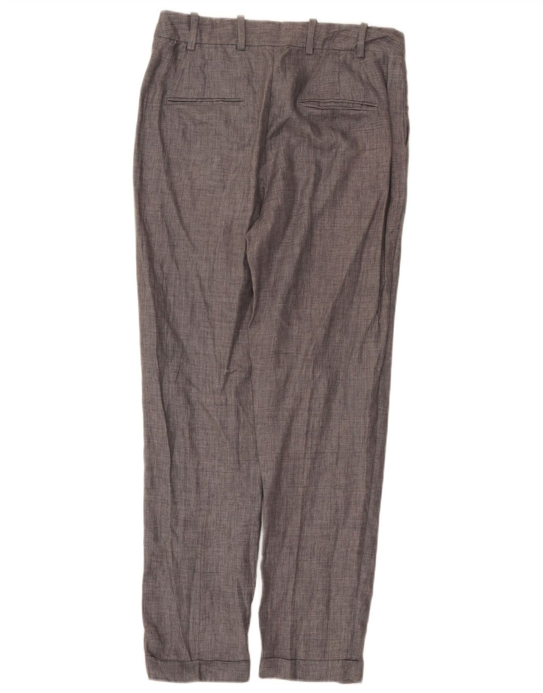 Zara Pantalon Chino Droit Femme Moyen W28 L27 Gris