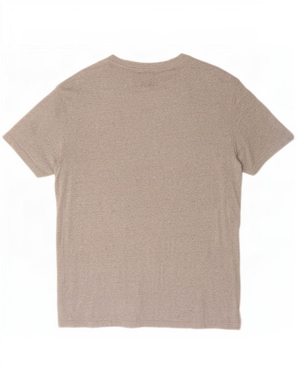 Tommy Hilfiger T-Shirt Graphique Homme Gris Moyen Coton