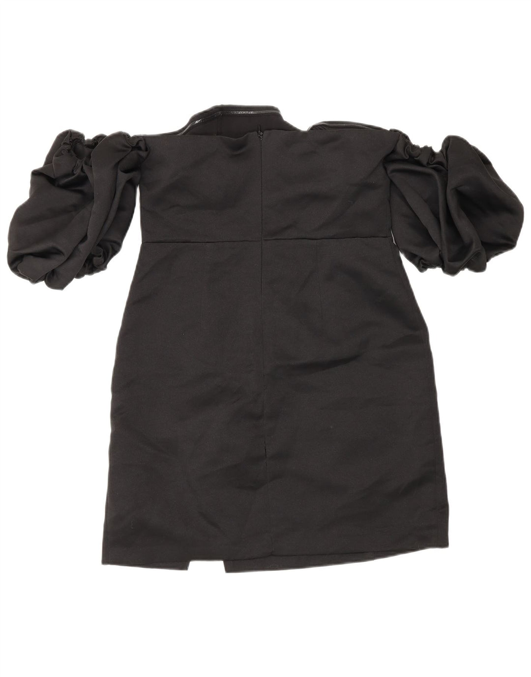 Topshop Mini robe à épaules dénudées pour femme UK 10 Petit Noir Polyester