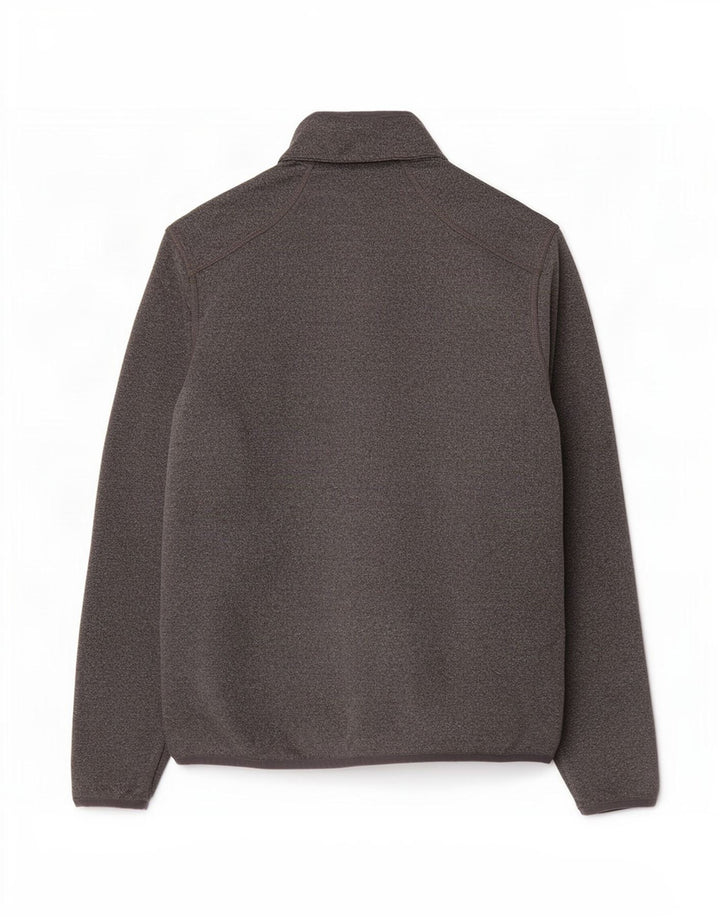 Calvin Klein Haut de survêtement de golf à col zippé pour homme, petit gris moucheté