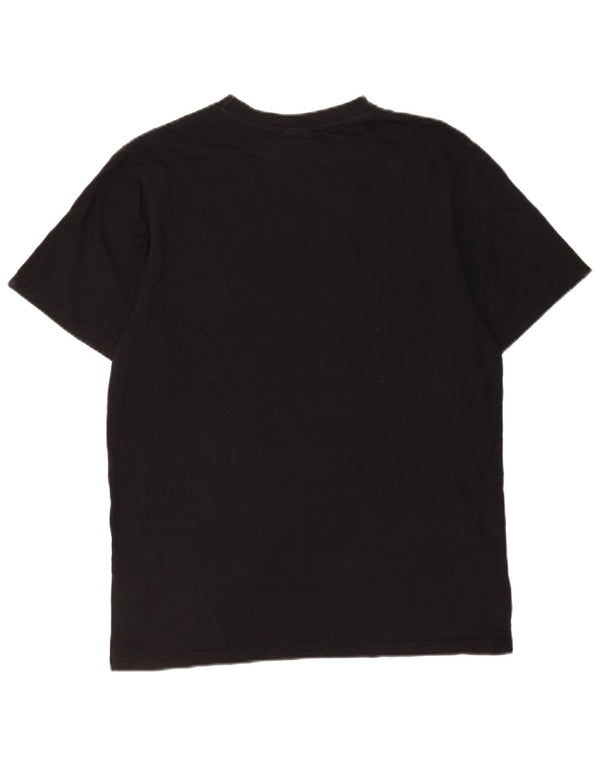 Ellesse T-Shirt Graphique Haut Noir Moyen Coton Homme