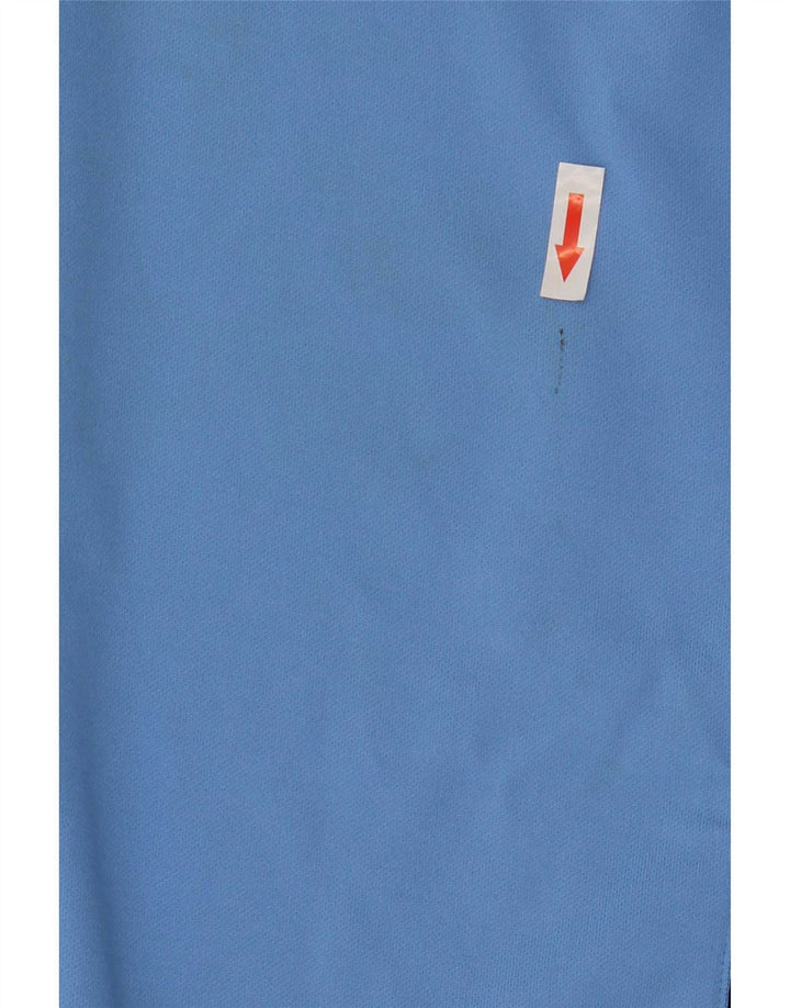 Asics T-Shirt Graphique Homme Bleu Moyen Polyester Colorblock