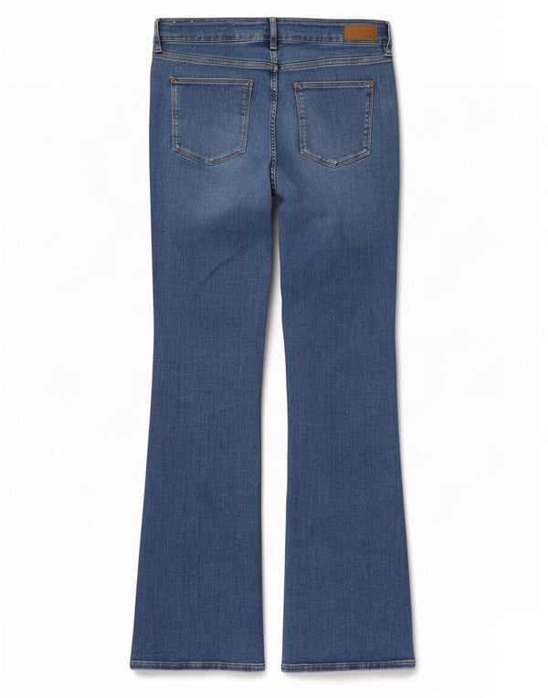 Fat Face Jeans Brooke Bootcut pour femme UK 12 Medium W30 L31 Bleu Coton