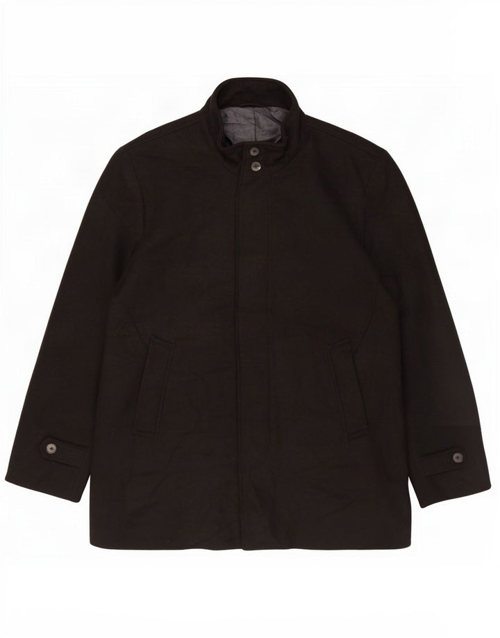 Marks & Spencer Manteau Homme UK 46 3XL Noir Polyester