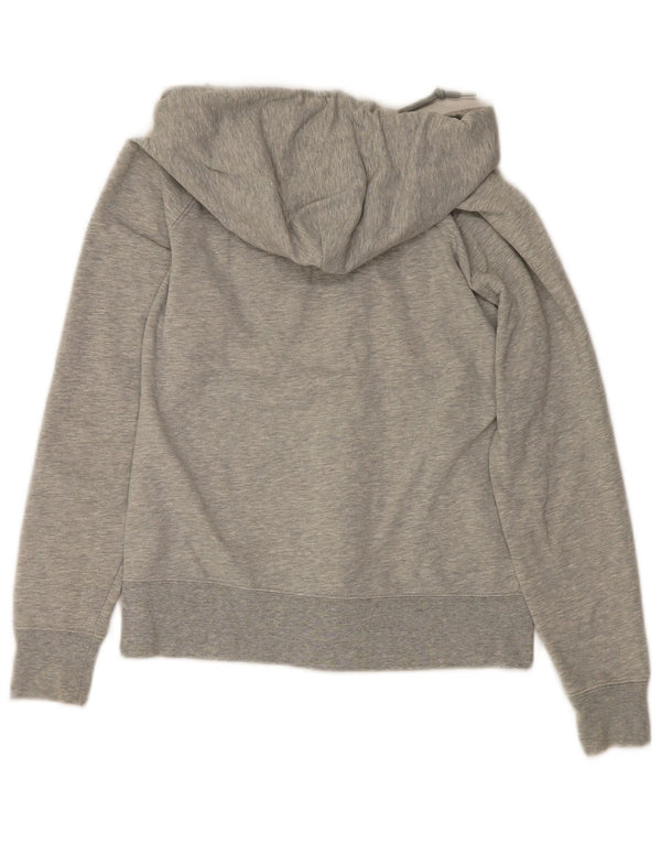 Gap Pull à capuche zippé graphique pour femme UK 8 petit gris moucheté