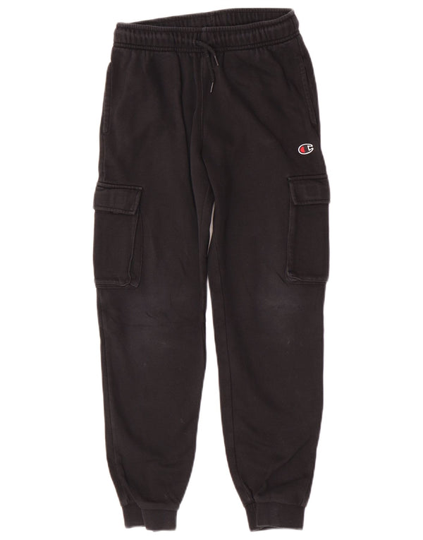 Champion Pantalon de survêtement pour garçon 9-10 ans Noir moyen