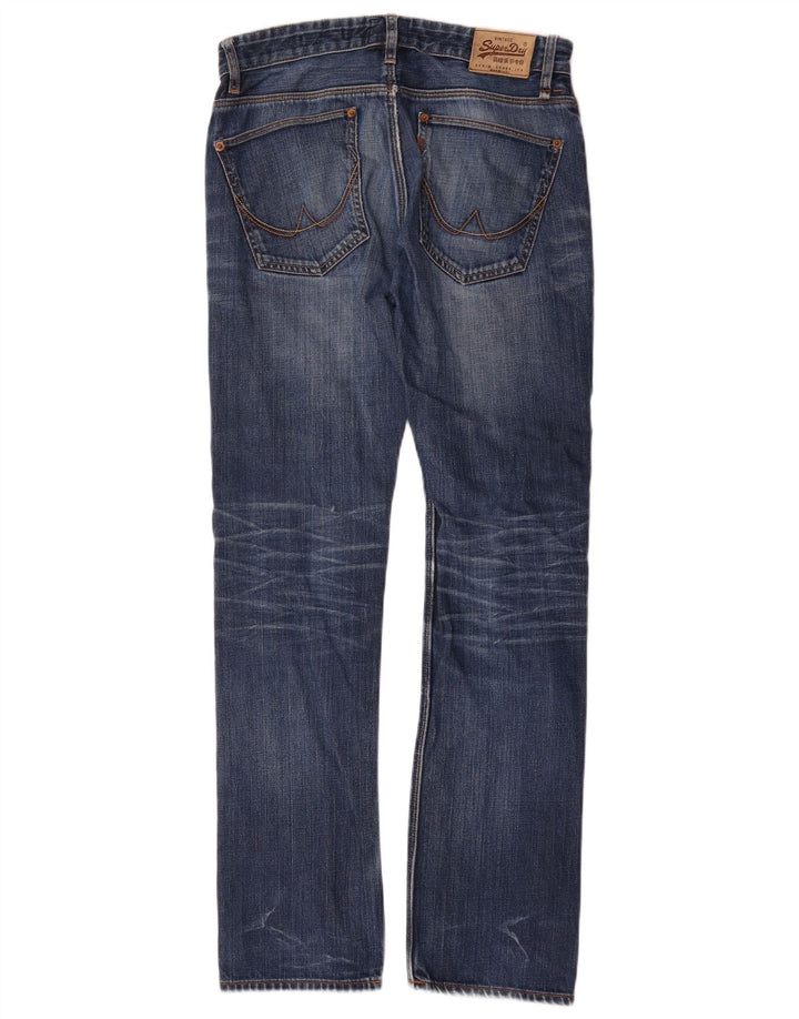 Superdry Jean Slim W30 L32 Bleu Coton Homme
