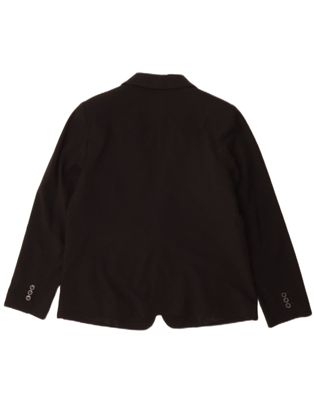 Marks & Spencer Veste blazer à 1 bouton pour femme UK 14 Large Noir Polyester